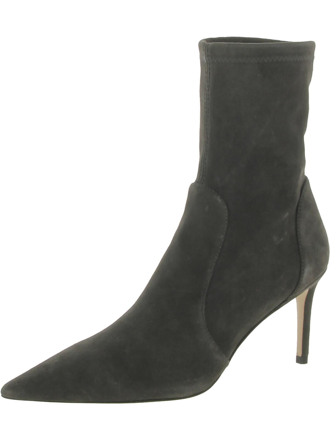 

Женские ботильоны Stuart 75 с острым носком Stuart Weitzman, цвет Slate Suede