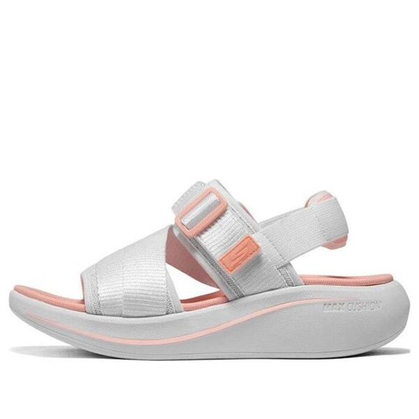Сандалии max cushioning essential sandal 'grey pink' Skechers, серый