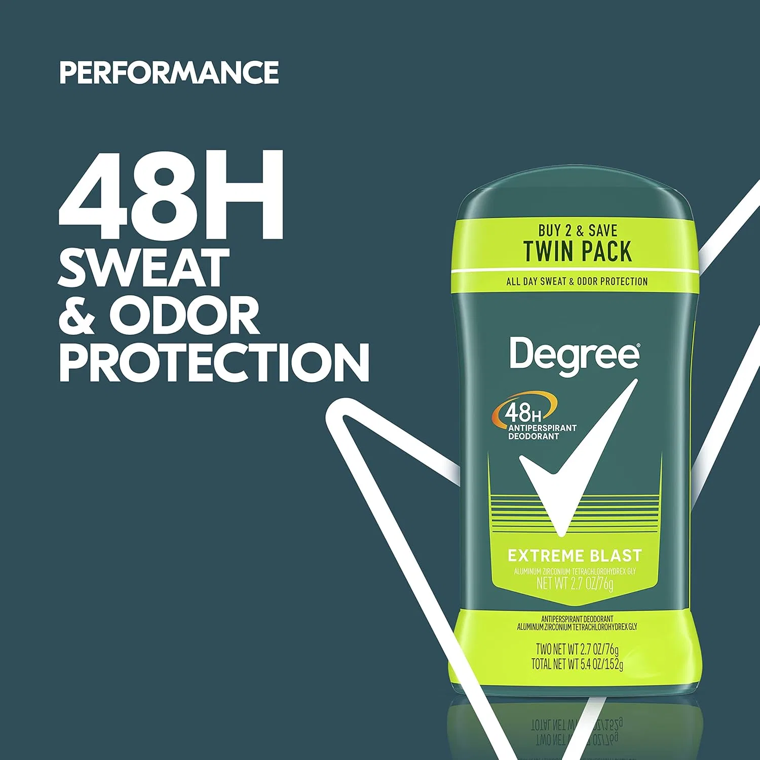 Мужской антиперспирант-дезодорант Degree Adrenaline Series Sport Defense Degree — фото 4