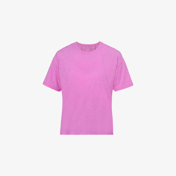 

Мягкая футболка из стрейч-ткани Soft Flow Studio Sweaty Betty, розовый