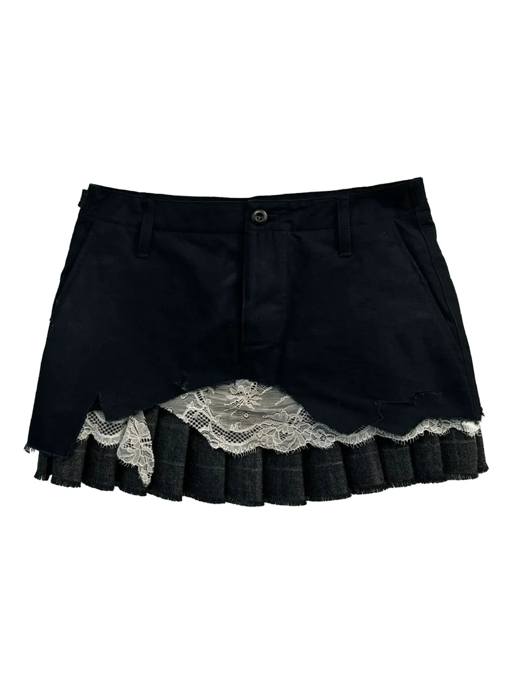 

Юбка мини с карманами карго Balenciaga, черный