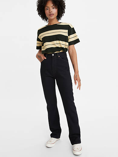 

Женские джинсы 701 1950-х годов Levi's, цвет Black Lizard