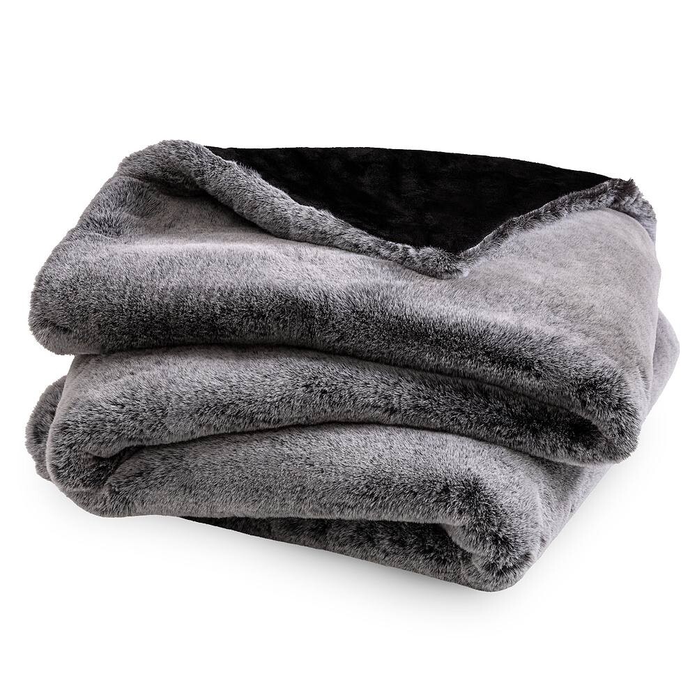 

Одеяло из искусственного меха Bare Home, цвет Variegated Grey