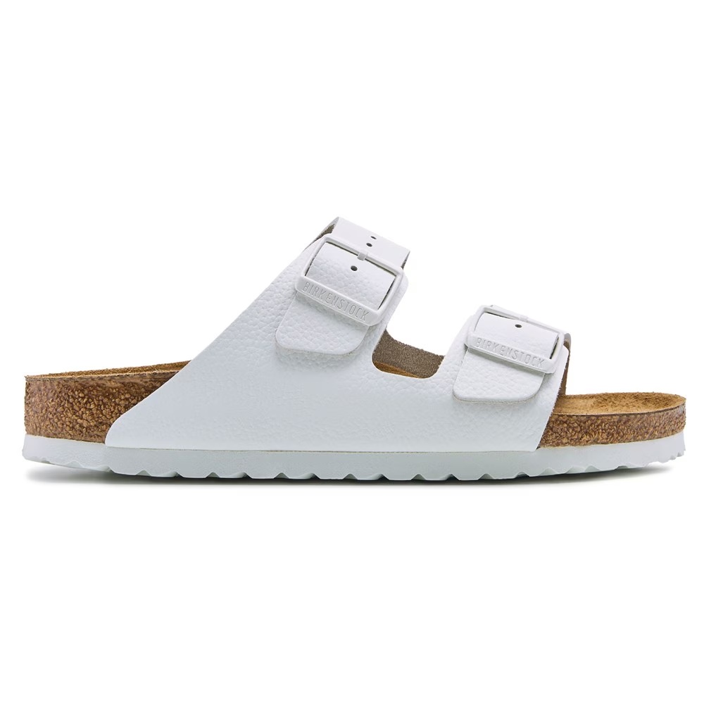 Сандалии Birkenstock Arizona с мягкой стелькой, white leather — фото 2