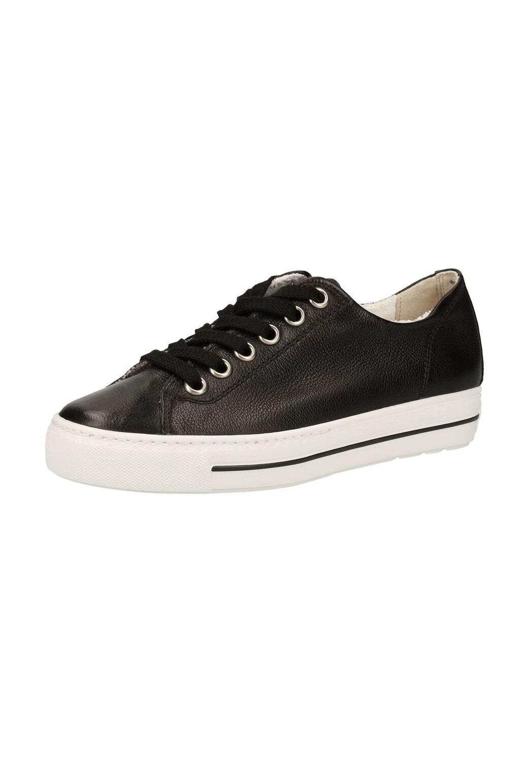 Кроссовки из гладкой кожи paul green, черный