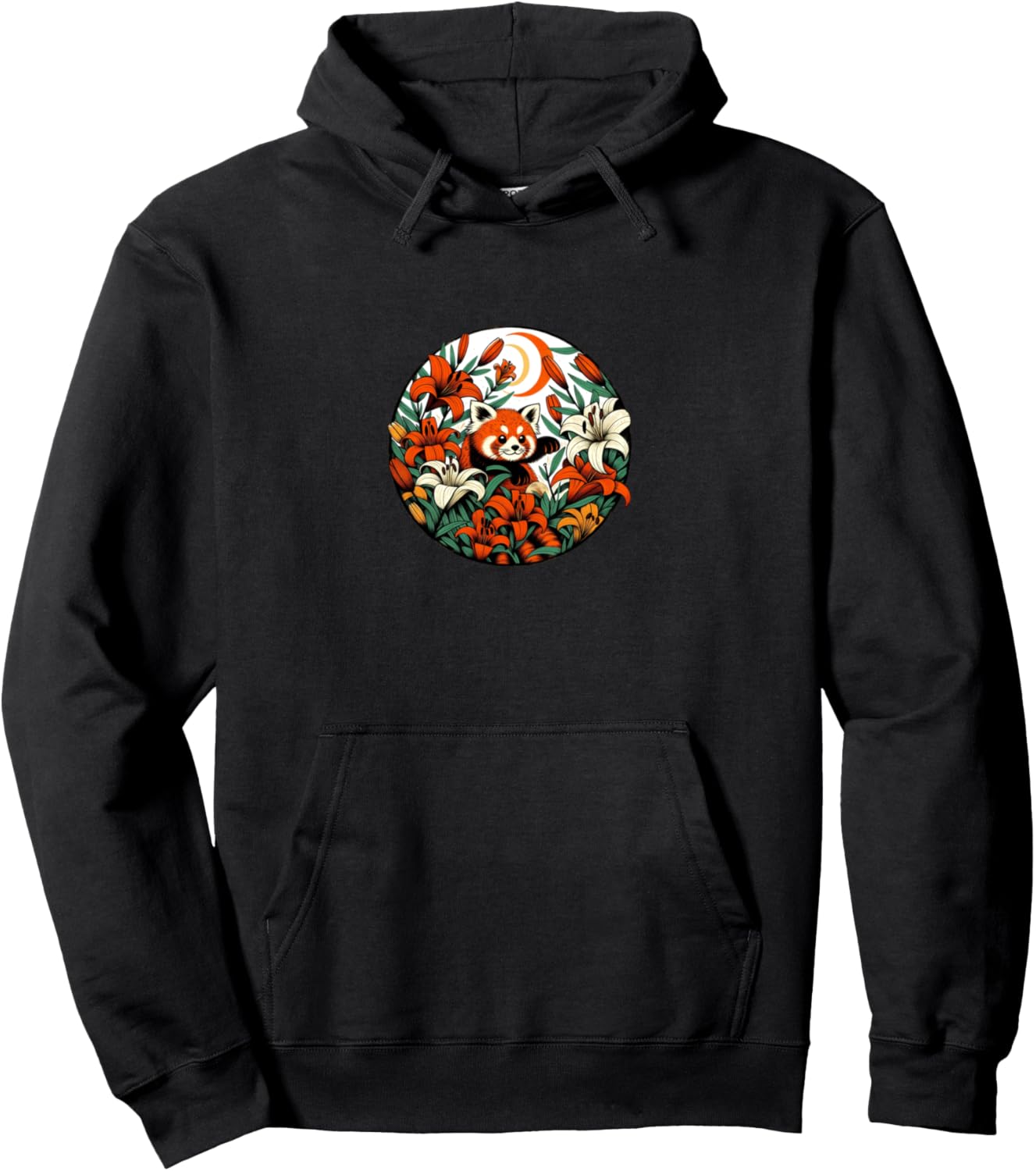 

Забавная толстовка с цветочным рисунком красной панды Red Panda Snugg, Красный, Забавная толстовка с цветочным рисунком красной панды Red Panda Snugg