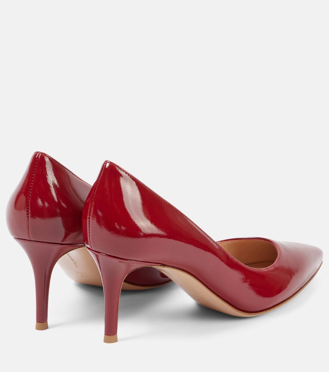 Туфли-лодочки Gianvito 70 из лакированной кожи Gianvito Rossi, цвет rouge — фото 3