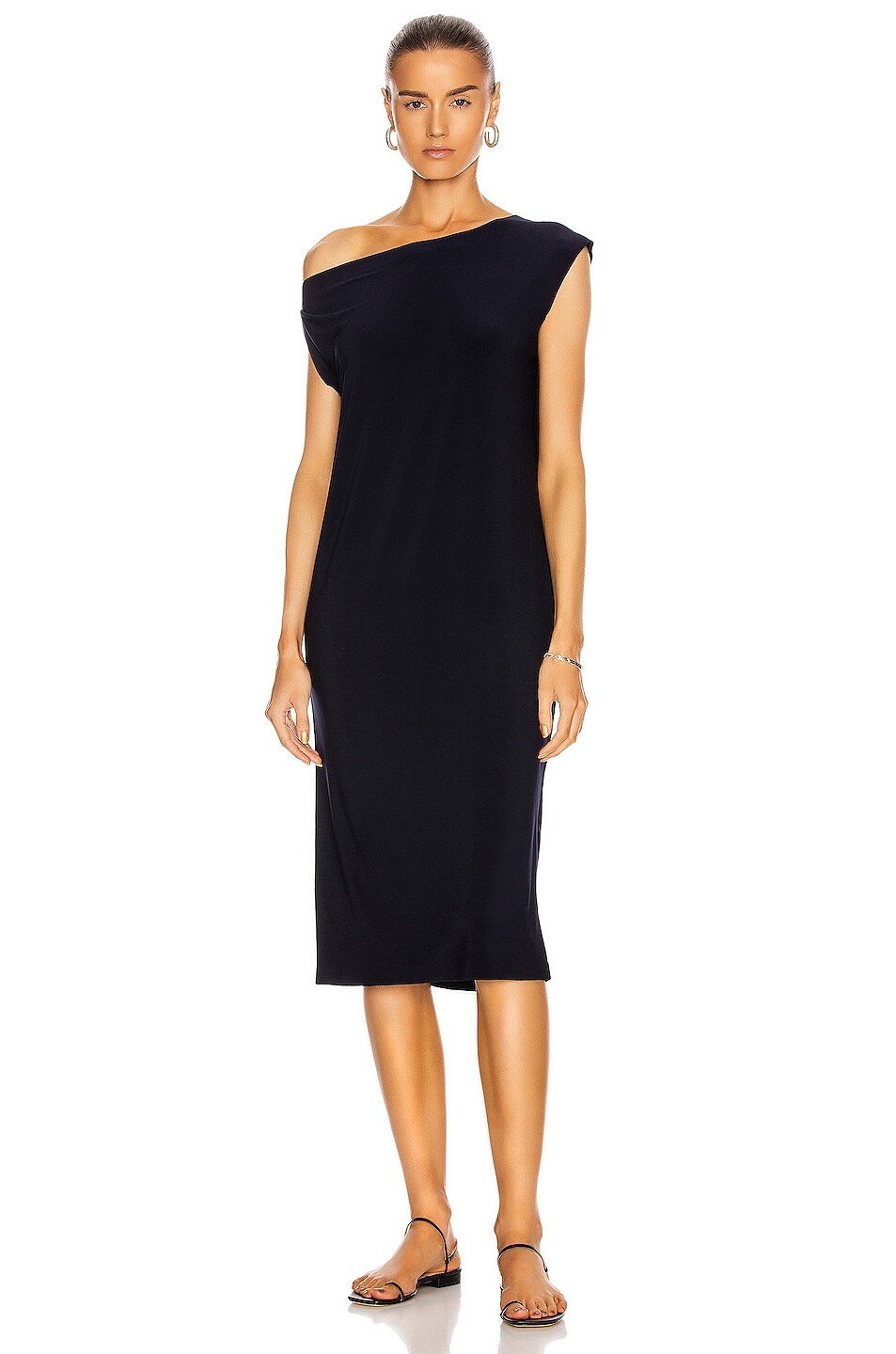 

Платье Norma Kamali Drop Shoulder, цвет Midnight