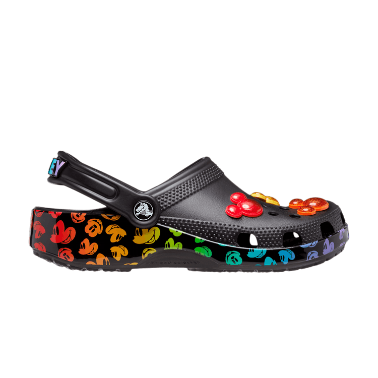 

Кроссовки Crocs Disney x Classic Clog 'Mickey Rainbow Celebration', черный