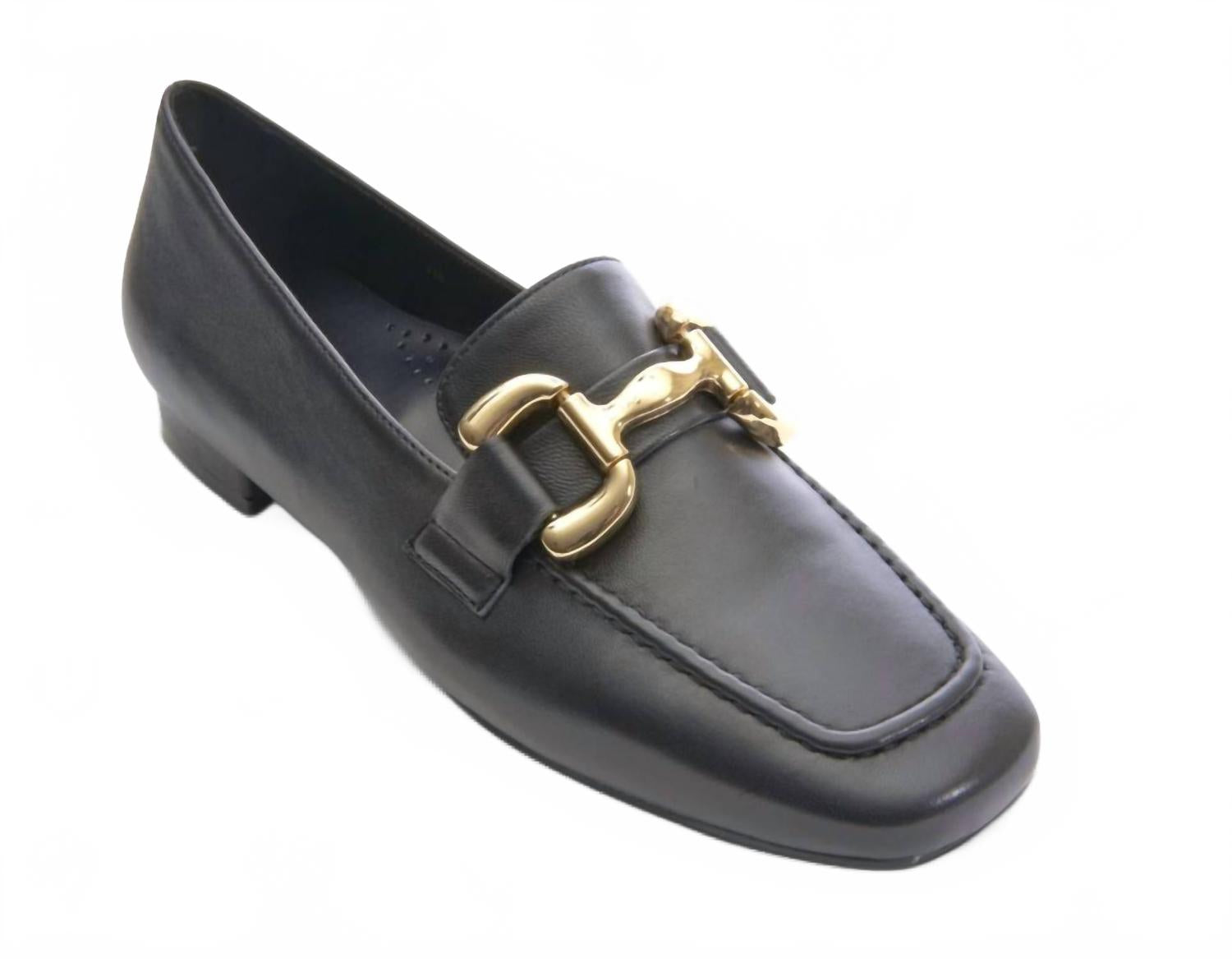 Женские классические лоферы Simply Slip On из черной кожи VANELi — фото 2