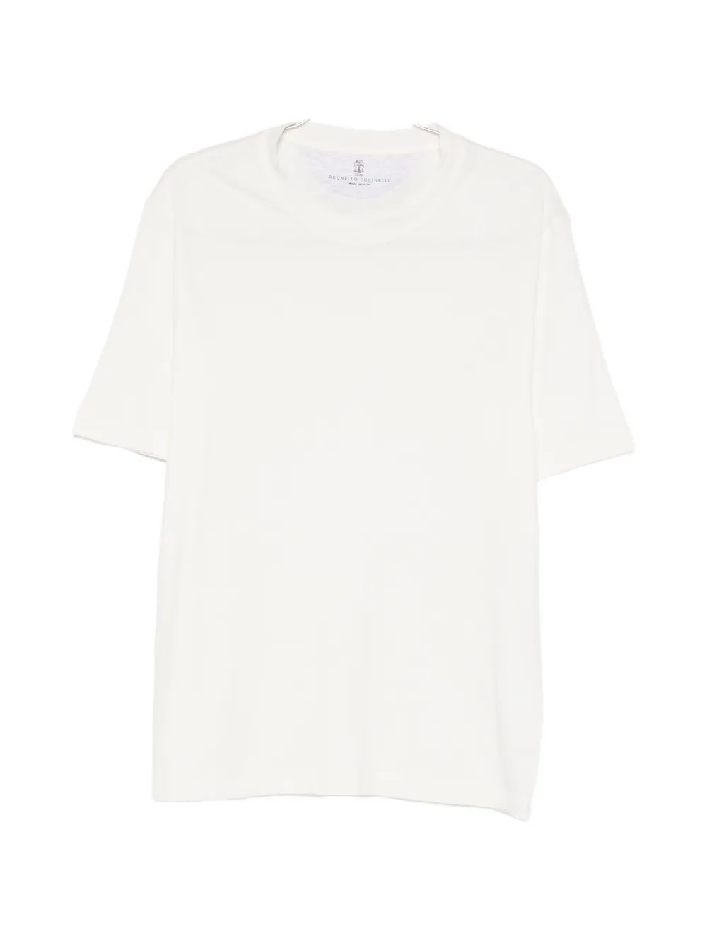 

Футболка с круглым вырезом Brunello Cucinelli, белый