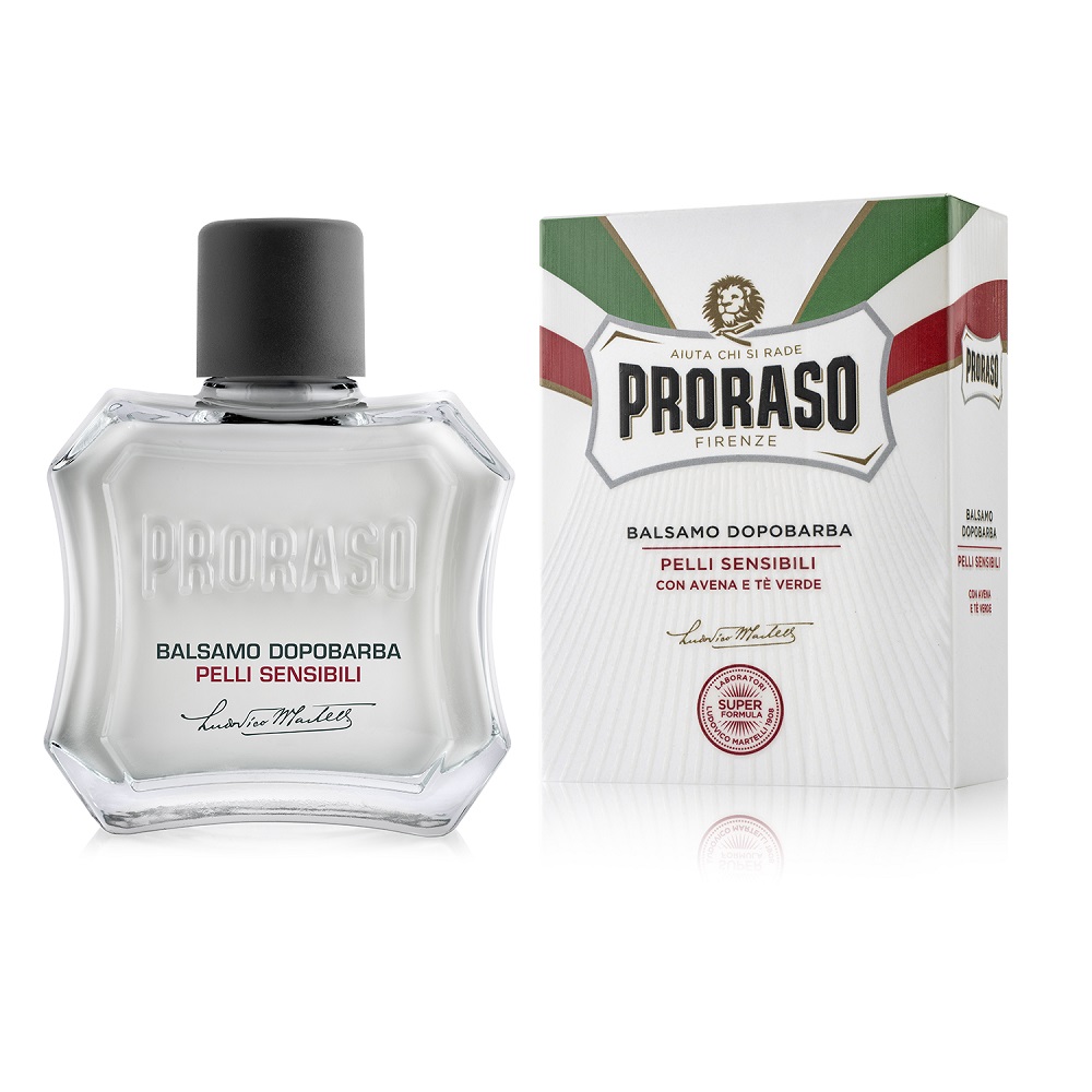 

Бальзам после бритья для чувствительной кожи after shave balm sensitive green tea Proraso, 100 мл