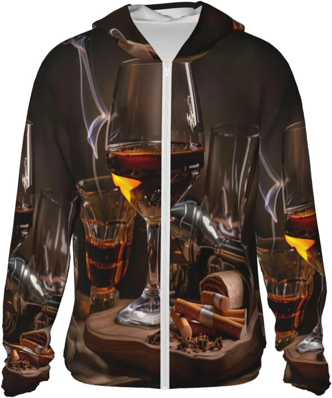 

Толстовка с защитой от солнца для мужчин и женщин — легкая куртка на молнии с длинными рукавами HMBGFW