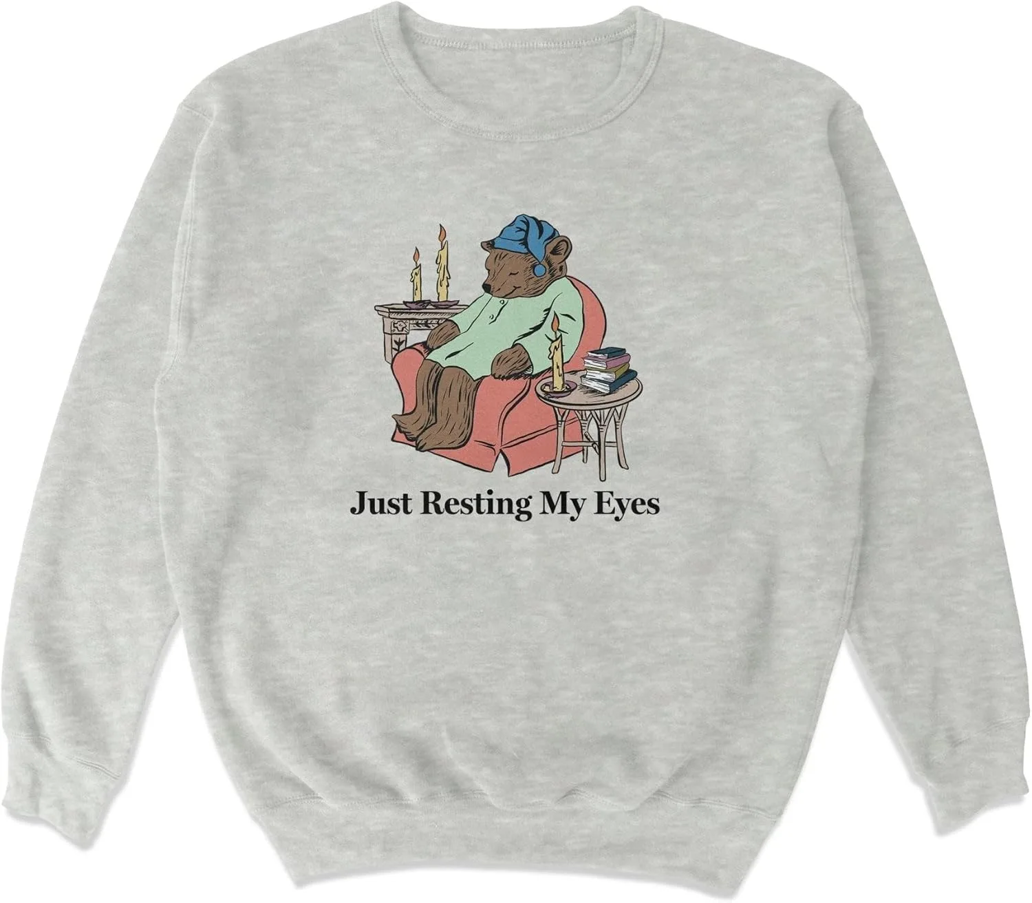 

Толстовка Middle Class Fancy с принтом Resting My Eyes Bear