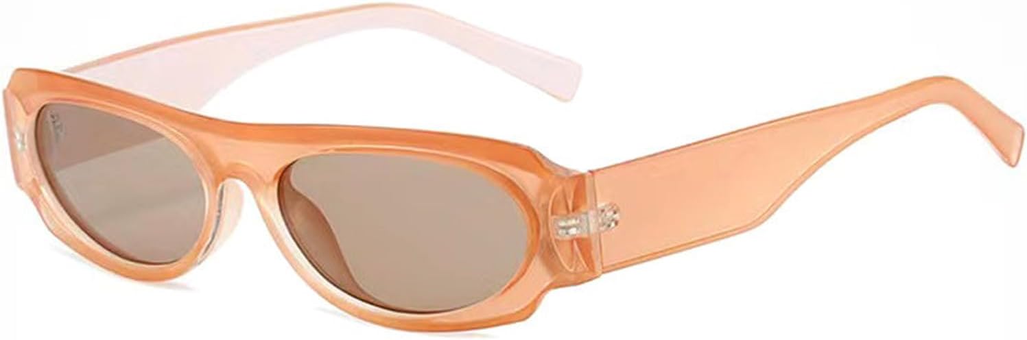 

Солнцезащитные очки «кошачий глаз» Helena, маленькие, женские и мужские, модные, винтажные, в узкой оправе, овальные, черные, женские, с защитой от УФ-излучения UV400, C4