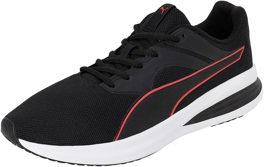Кроссовки для бега Puma унисекс Transport, Puma Black High Risk Red