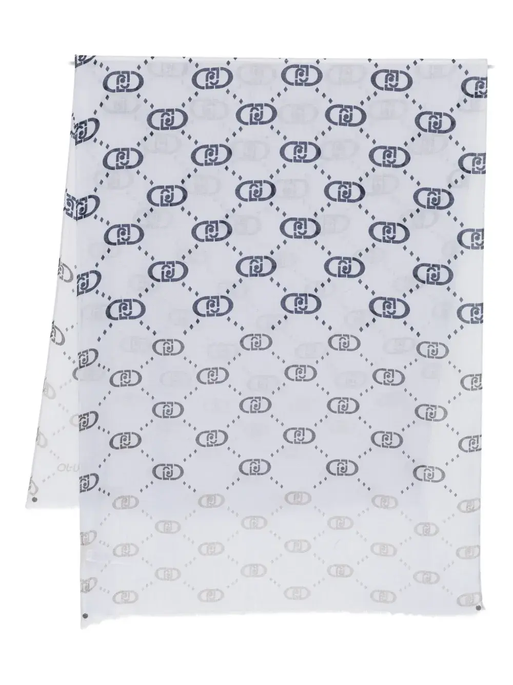 

Шарф с логотипом Liu Jo, синий