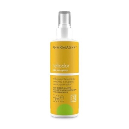 

Детский солнцезащитный спрей Heliodor SPF 50 165 г Pharmasept