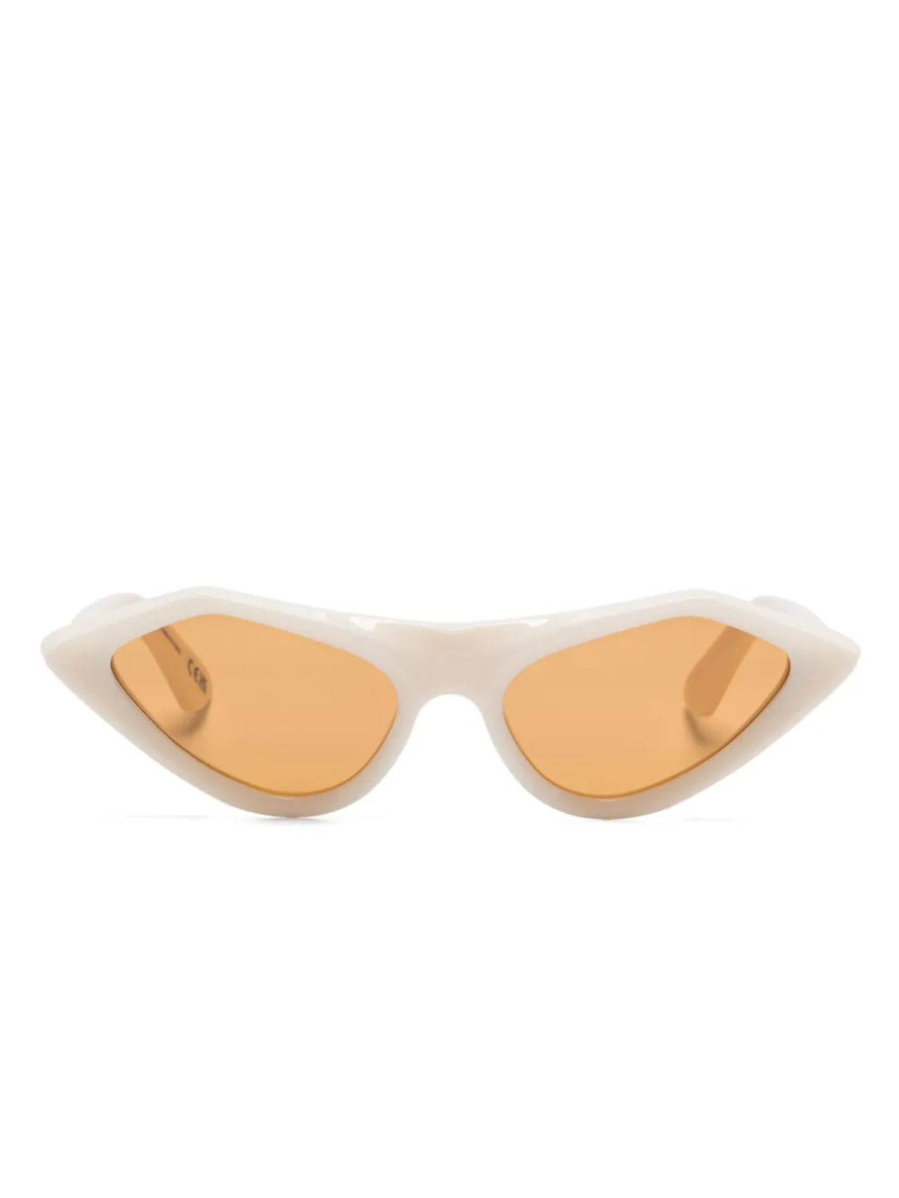 

Солнцезащитные очки в скульптурной оправе Marni Eyewear, нейтральный