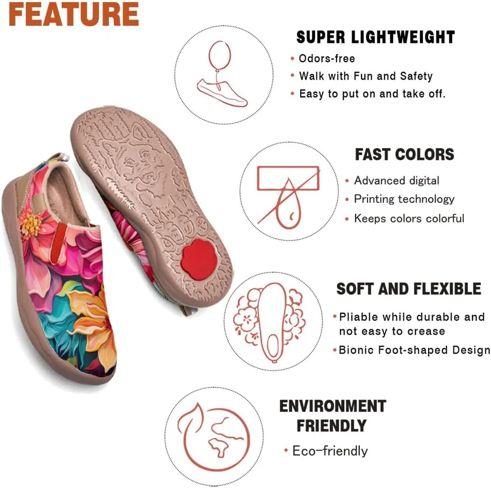 Мокасины мужские с принтом Art, Loafers & Slip-Ons, Colorful Flowers-05 Solepulse — фото 4