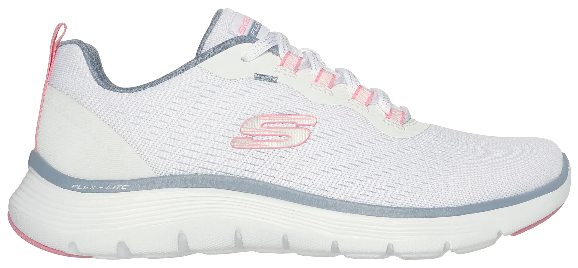 Кроссовки Skechers "FLEX APPEAL 5.0-", с практичной петлей для застегивания, повседневная обувь, полуботинки, туфли на шнуровке, розовый — фото 3
