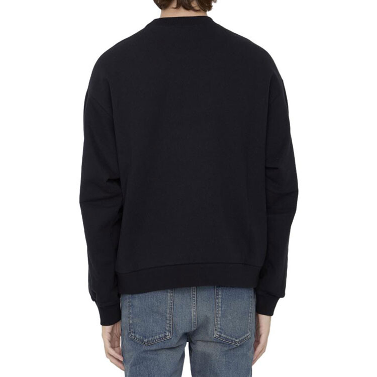 Толстовка мужская Gucci Logo Printed Crewneck, черный — фото 3
