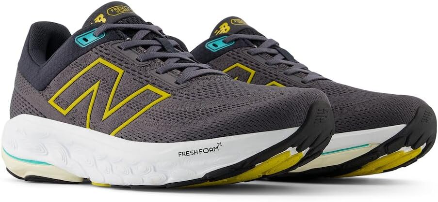 Мужские кроссовки New Balance Fresh Foam X 860 V14, Magnet/Ginger Lemon/Cyber Jade — фото 4