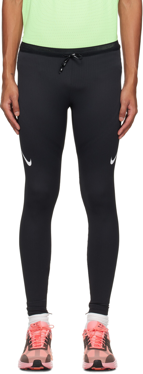 

Черные леггинсы AeroSwift Nike