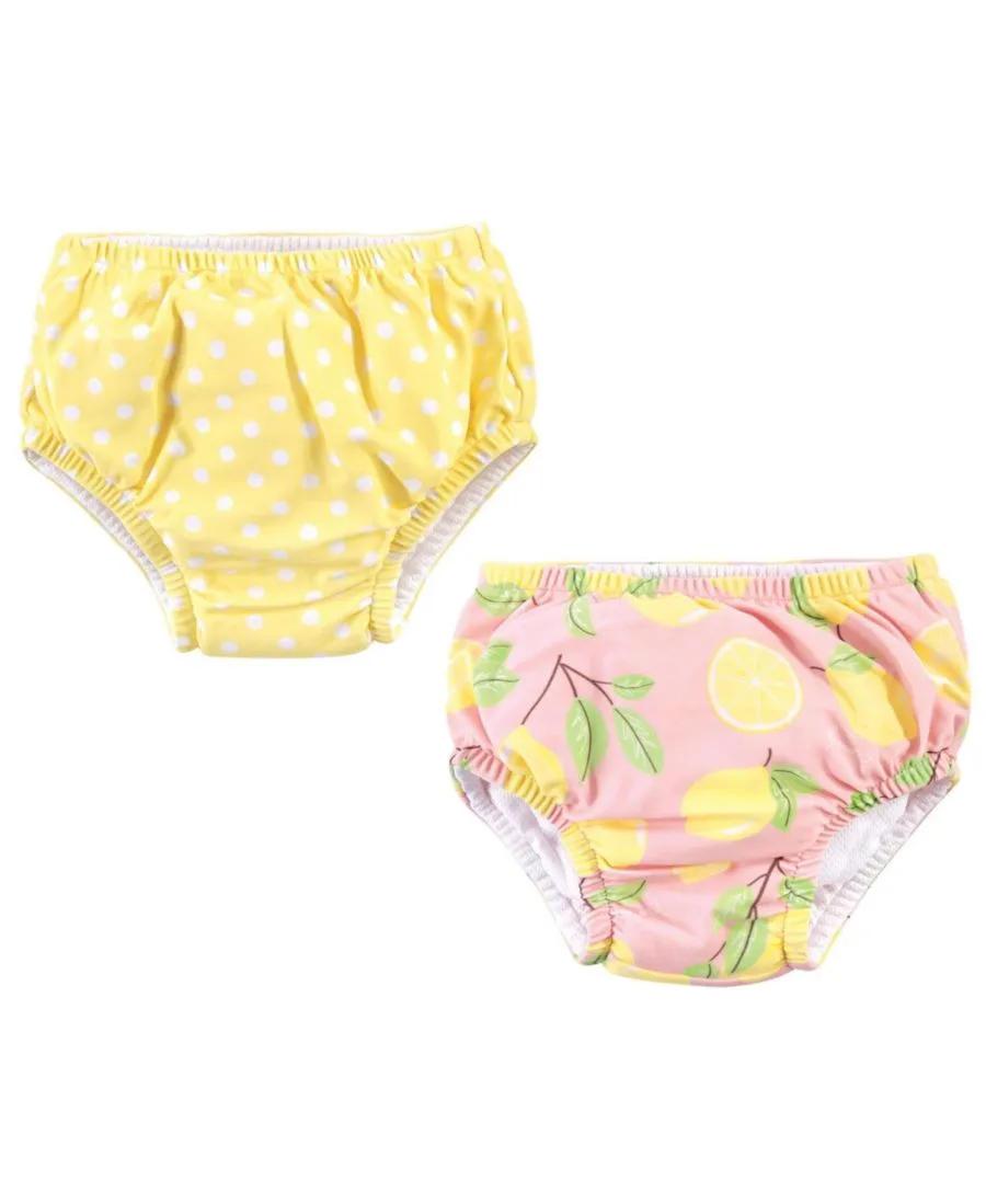 И подгузники для плавания, морские ракушки Hudson Baby, розовый lemons