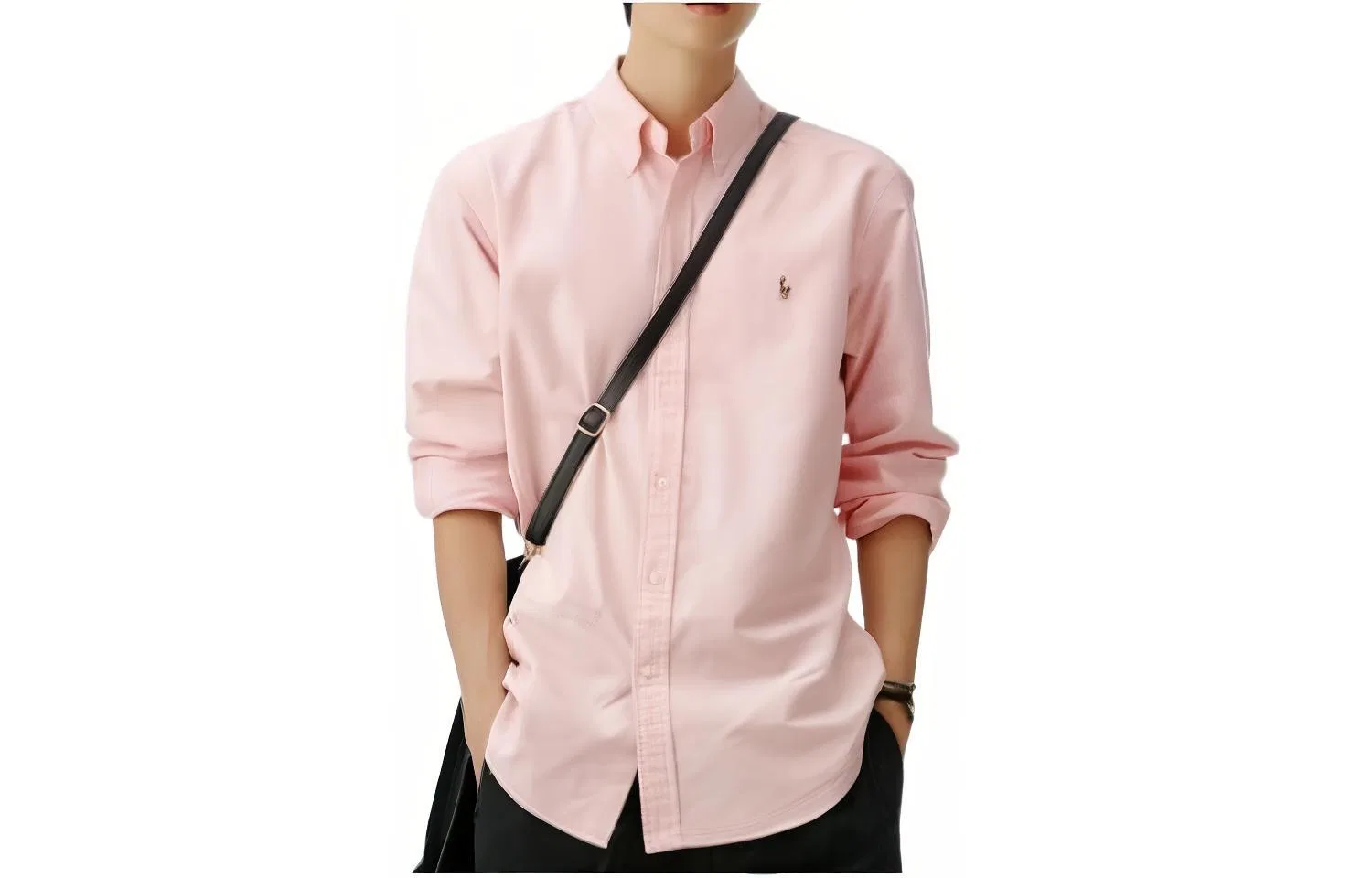 Рубашка с длинным рукавом Polo Ralph Lauren розовая