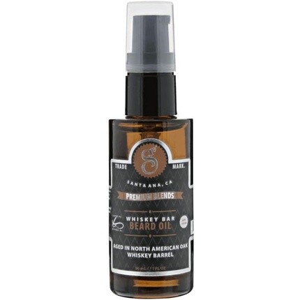 

Premium Blends Beard Oil Несмываемый кондиционер для смягчения волос, увлажнения кожи, устранения перхоти, здорового роста, ароматизатор Whiskey Bar, 1 жидкая унция Suavecito