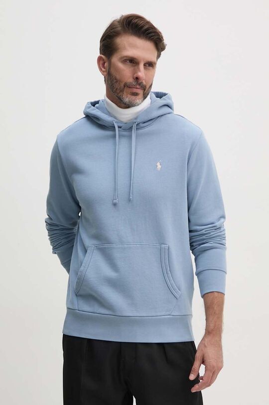 

Хлопковая толстовка Polo Ralph Lauren, синий
