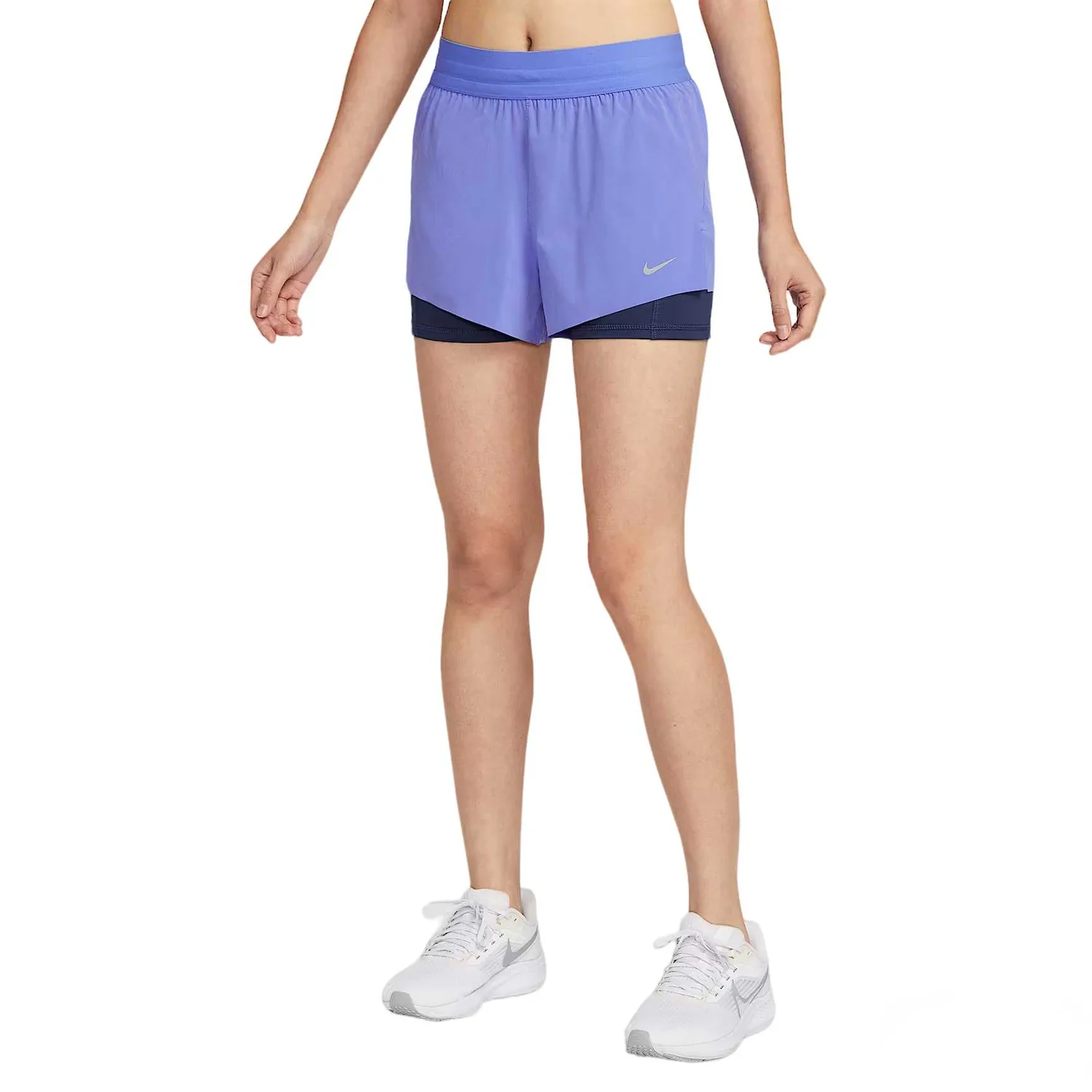 Женские шорты для бега Dri Fit Nike, Sapphire Blue/Midnight Blue — фото 4