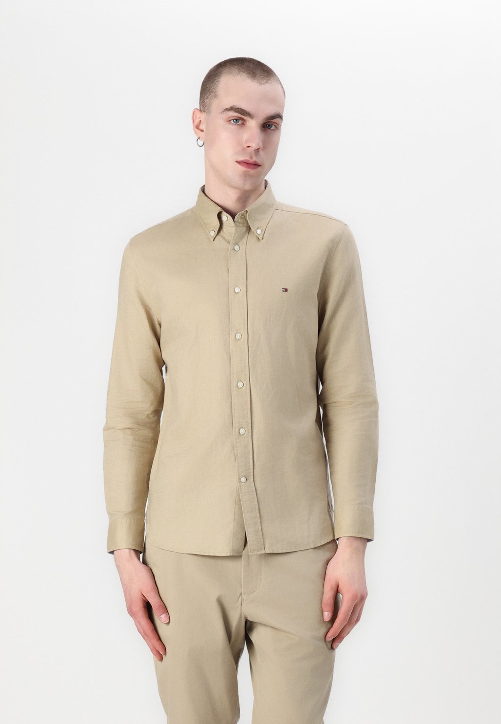

Рубашка BLEND SOLID SHIRT Tommy Hilfiger, бежевый