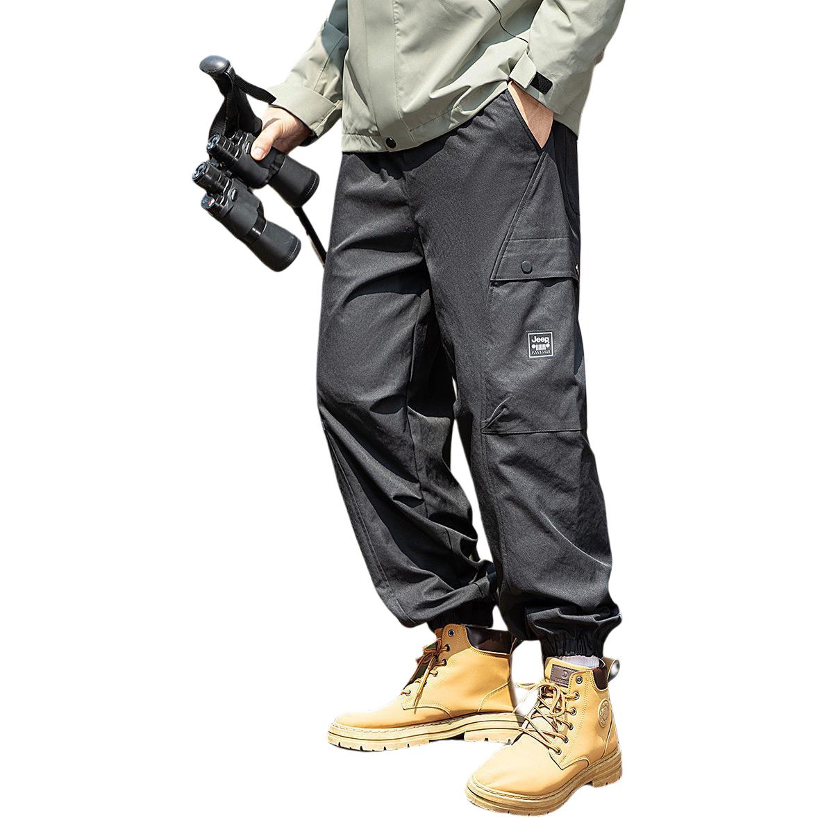 

Классические повседневные брюки Unisex Jeep, pure черный