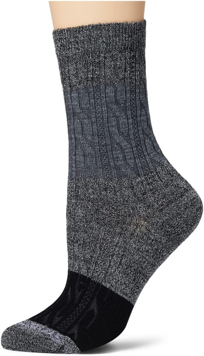 

Повседневные носки с цветными блоками и косами Smartwool, цвет Charcoal