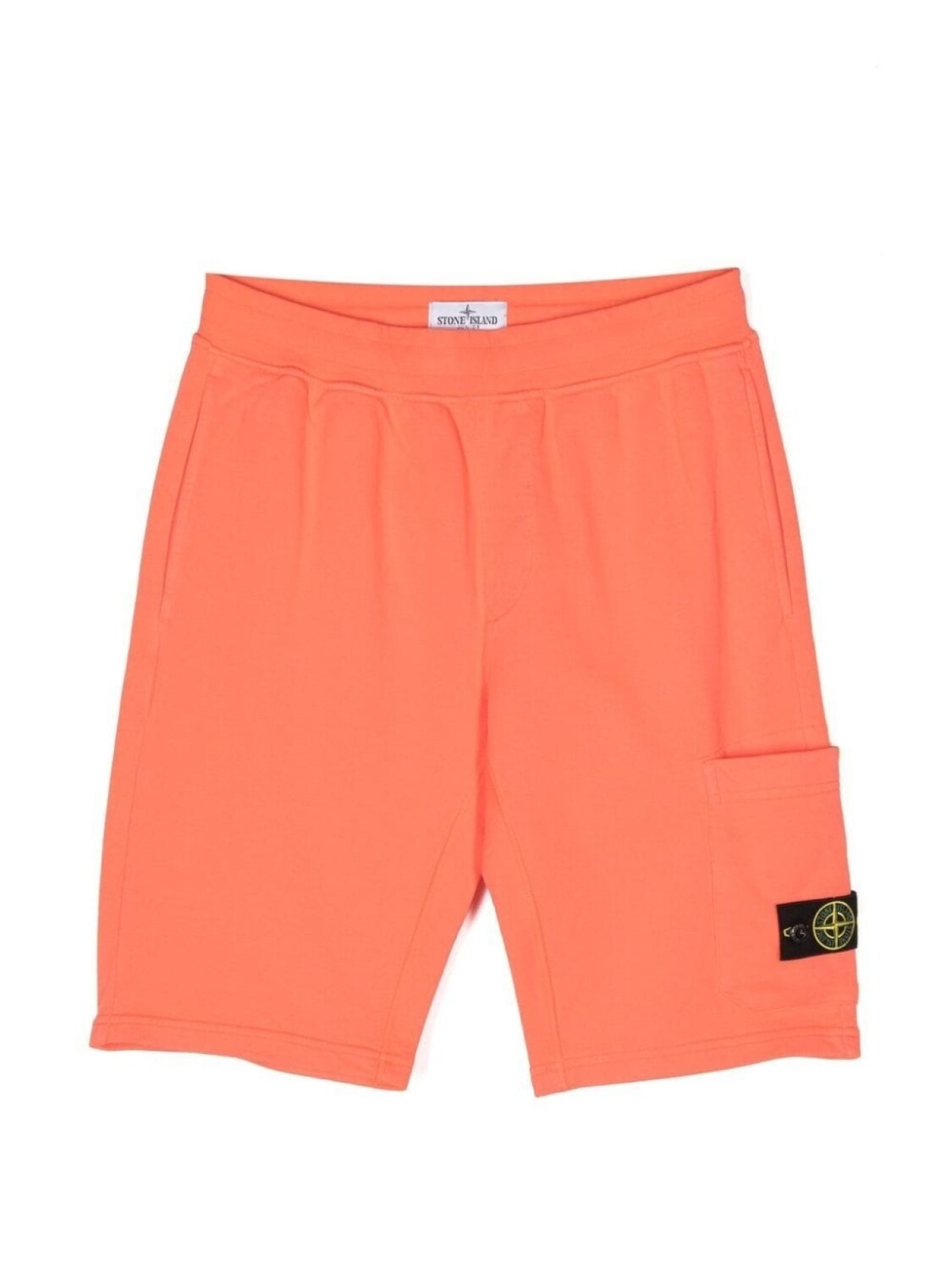 

Stone Island Junior спортивные шорты с нашивкой-логотипом, оранжевый