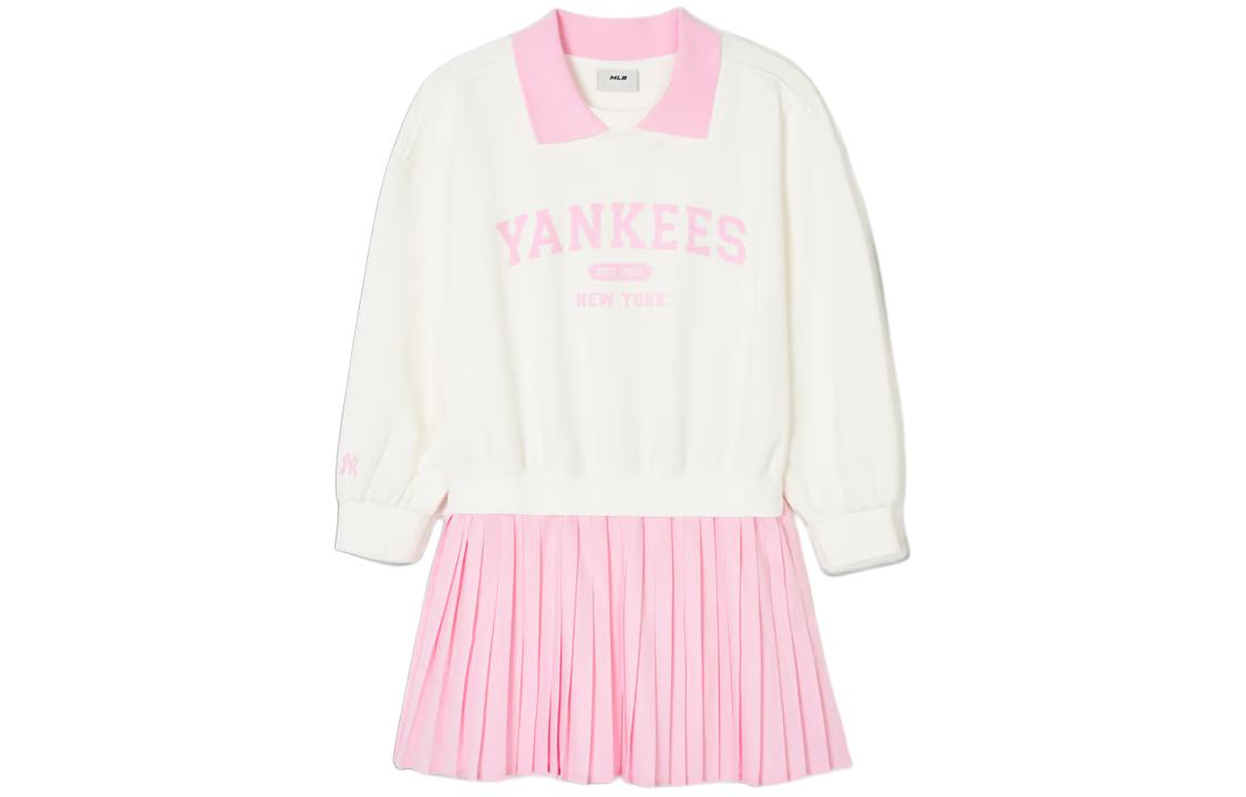 MLB Детское платье New York Yankees Pink Kids' — фото 3