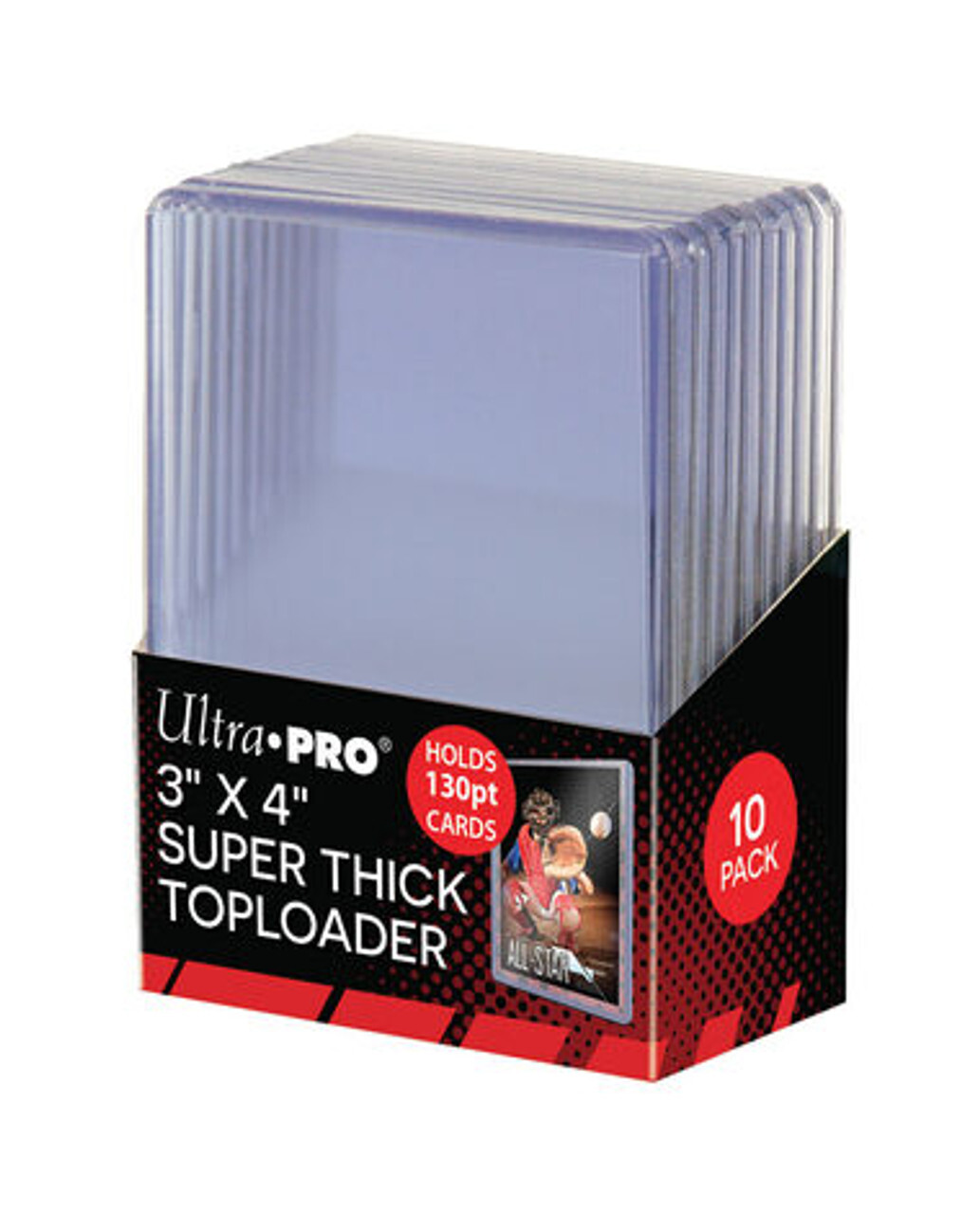 

Аксессуары Ultra Pro Toploaders: 3" x 4" Super Thick 130pt (10ct)