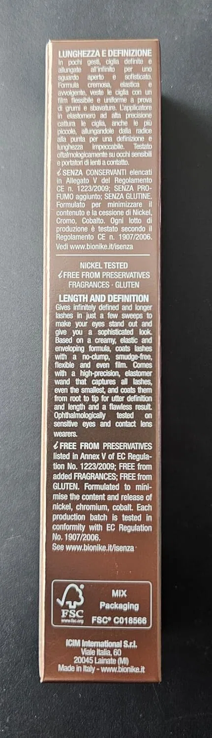 Тушь для чувствительных глаз «Infinity Mascara» от BioNike Bionike — фото 4