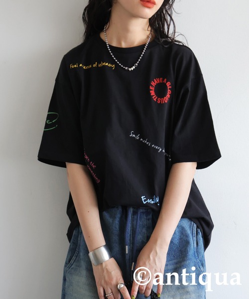 

Футболка с фотопринтом, бренд Antiqua, черный