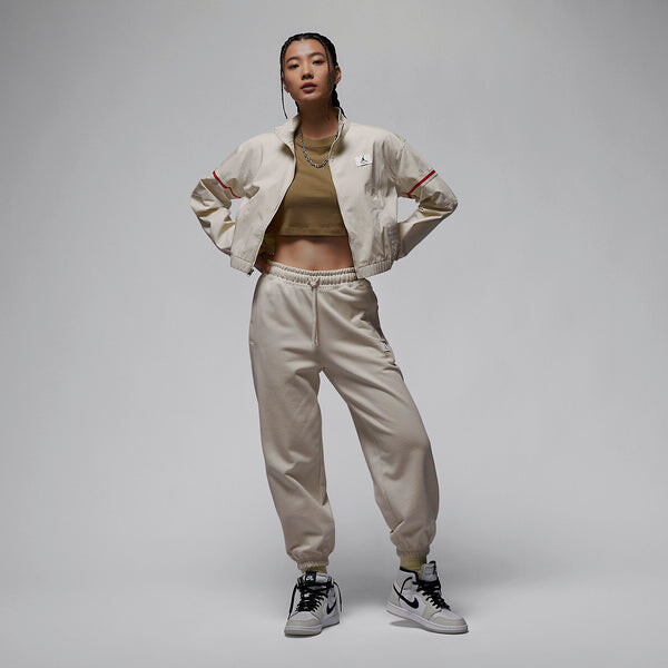 Футболка Air Jordan Sport Cropped T-shirt 'Brown Kelp', коричневый — фото 3