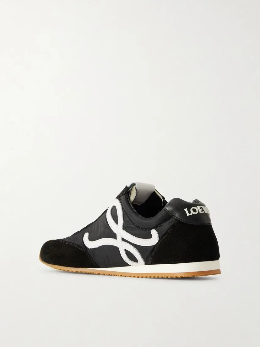 Кроссовки Ballet Runner 2.0 из кожи, нейлона и замши с аппликацией в виде логотипа LOEWE, черный — фото 3