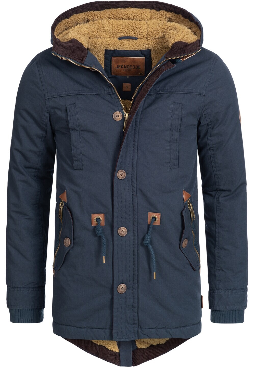 

Зимняя парка INDICODE JEANS Barge, темно-синий