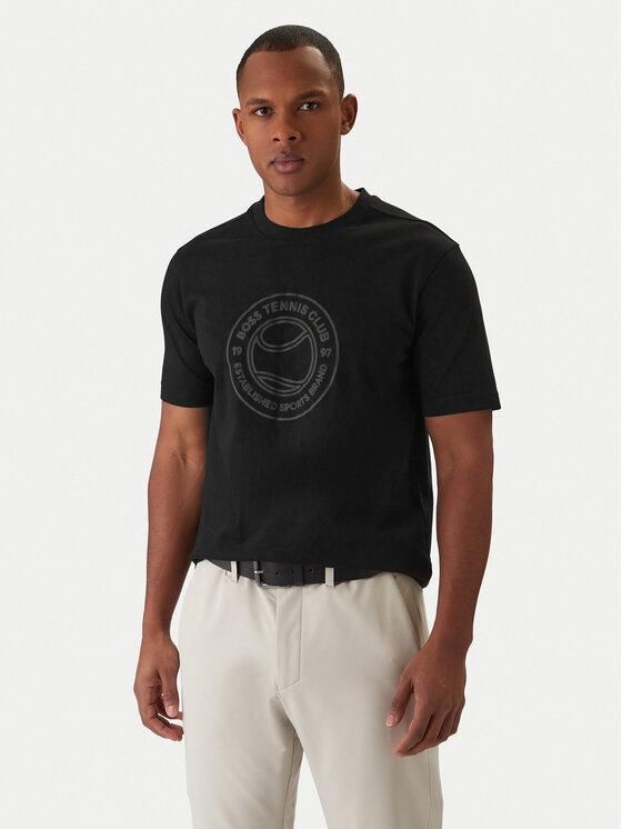 

Футболка regular fit Join Logo 50553648 Boss, черный