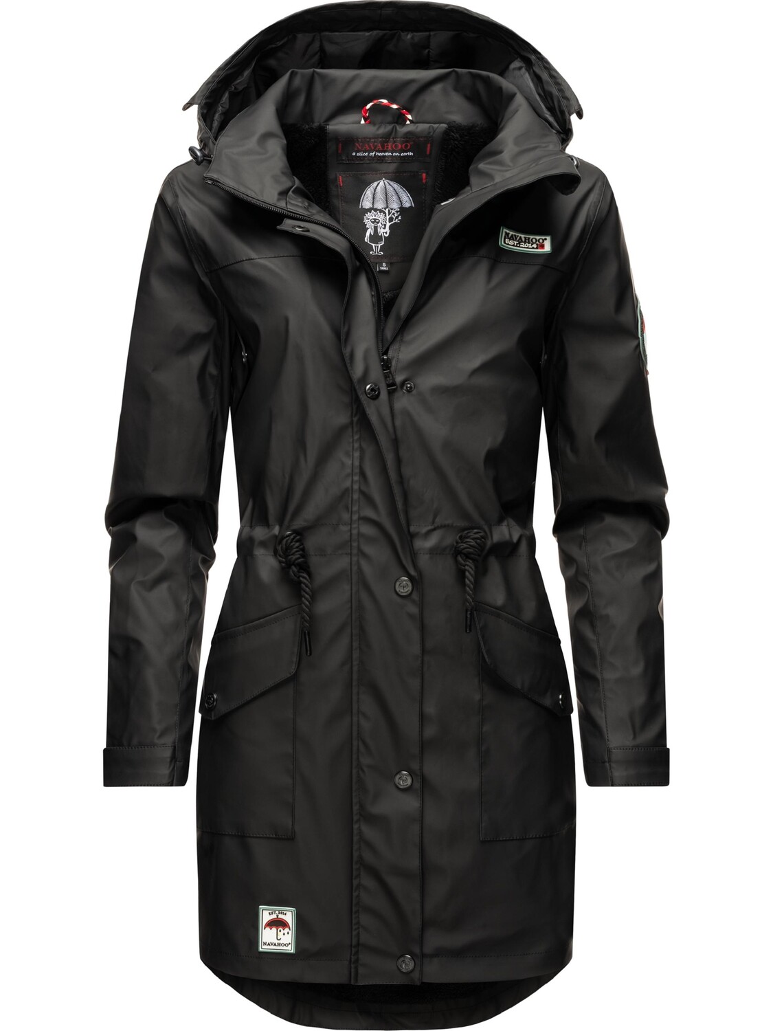 

Пуховик Navahoo Regenjacke Deike, черный