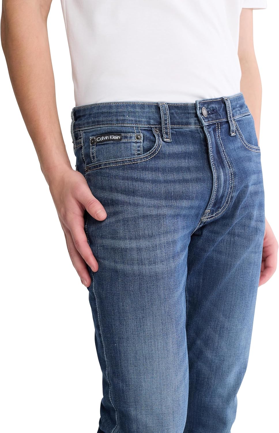 Мужские джинсы Calvin Klein Standard Slim Fit, Luster — фото 3