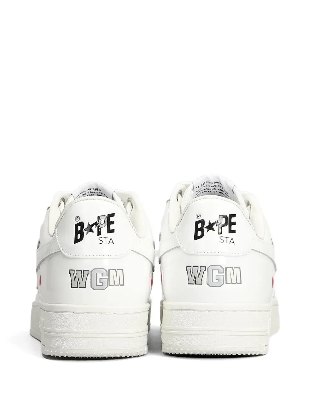 Кроссовки Bape STA Shark A BATHING APE, белый — фото 3