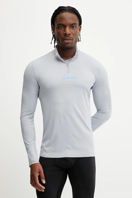 

Лонгслив для тренировок Calvin Klein Performance, серый