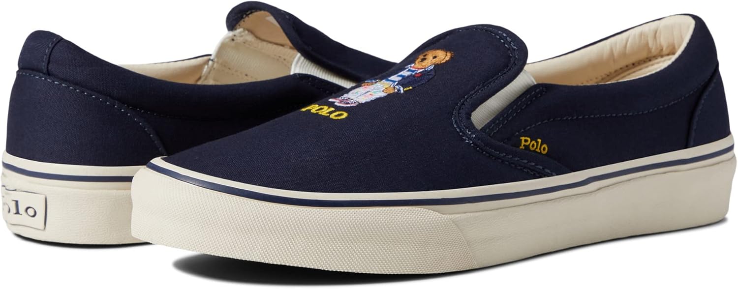 

Кроссовки Polo Ralph Lauren Womens Keaton-Slip, Navy Bear